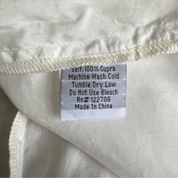 Johnny Was Short Sleeve Cream Tunic - S - Picture 8 of 8